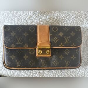 LOUIS VUITTONx Sofia Coppola Monogram Canvas Slim Clutch